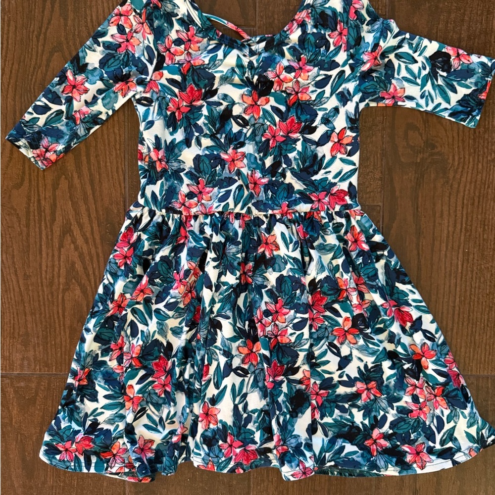 Dot Dot Smile Floral Kids Dress